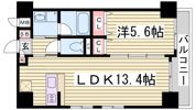 グレンパーク兵庫駅前の間取り画像