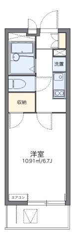 レオパレスさくら高津の間取り画像