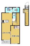 シェルメール庭瀬の間取り画像