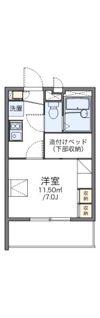 レオパレスおもひでの間取り画像