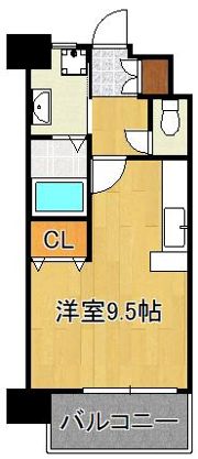 アクシオ小倉の間取り画像