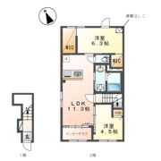 アネシス八王子の間取り画像