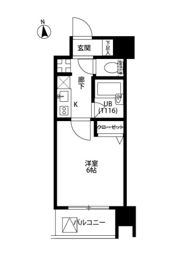 プレール大森EASTの間取り画像