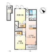 アシューレ・Iの間取り画像