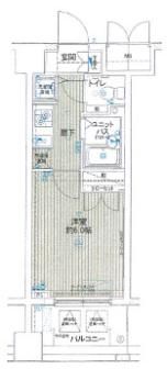 メインステージ麻布十番Ⅱの間取り画像