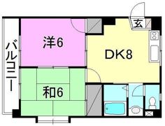 ジョイフル御宝の間取り画像