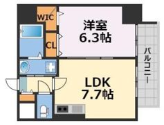エグゼ難波南Ⅱの間取り画像