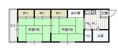 むつみマンションの間取り画像