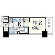 プレサンス塚本駅前の間取り画像