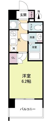 エス・キュート梅田東の間取り画像