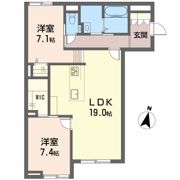 Kanon岩崎の間取り画像