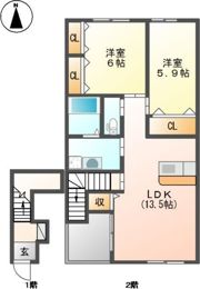 ファミーユコートの間取り画像