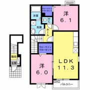 アルフォート藍住の間取り画像