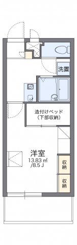 レオパレス城の間取り画像