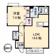 クィーンズコート Ⅰ棟の間取り画像