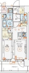 エステムコート新大阪 X VIパルスの間取り画像