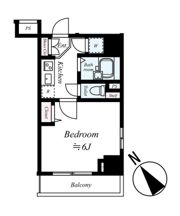 スカイコート田端第3の間取り画像