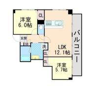 プラーシュ本山の間取り画像