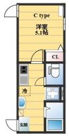 フィオーレ栗原の間取り画像