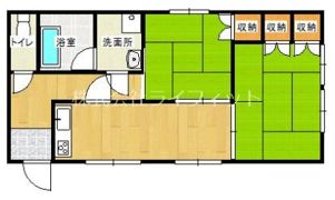 コーポ香住の間取り画像