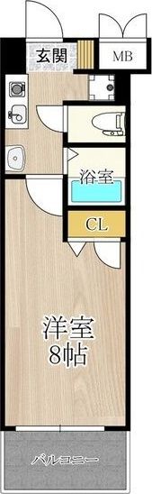 CITY SPIRE北梅田の間取り画像