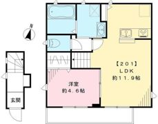 クレストSの間取り画像