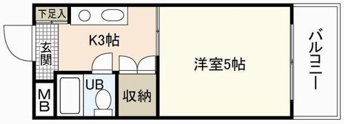 第五若宮ビルの間取り画像