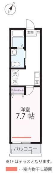 ハーミットクラブハウス横浜駅西の間取り画像