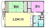 シャルマン市坪の間取り画像