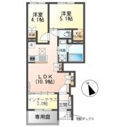 コンフォール横木の間取り画像