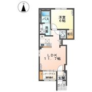 フルール A棟の間取り画像