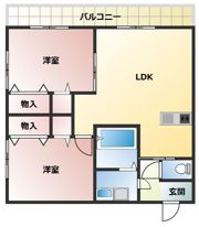 レミエ潤野Wの間取り画像