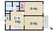 ヴィラ若木の間取り画像