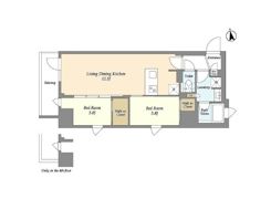 AIFLAT品川戸越パークサイドの間取り画像