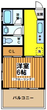 コーポ西村の間取り画像