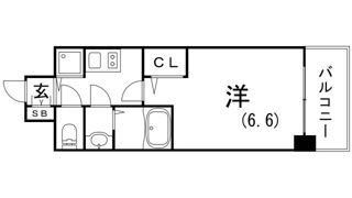 プレサンス三宮ディライトの間取り画像