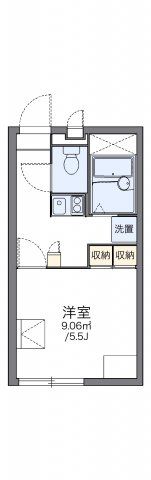 レオパレス水堂の間取り画像