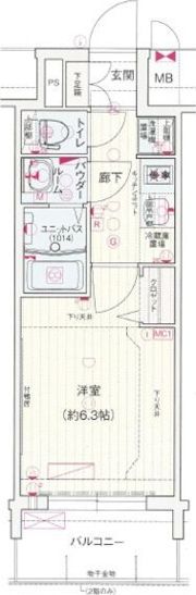 ファステート東別院シュプールの間取り画像