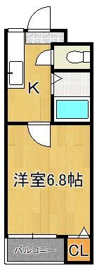 サンハイツ堺の間取り画像