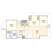 グランドスペラーレ六甲道の間取り画像