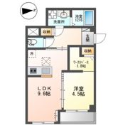 ブランキューブ南摂津の間取り画像