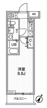 ジェノヴィア板橋本町Ⅲスカイガーデンの間取り画像