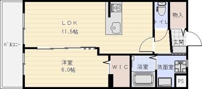 プレージョ元魚の間取り画像