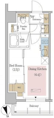 アーバネックス東京八丁堀の間取り画像