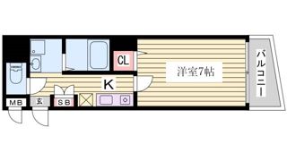 オーシャンビュー湊町の間取り画像
