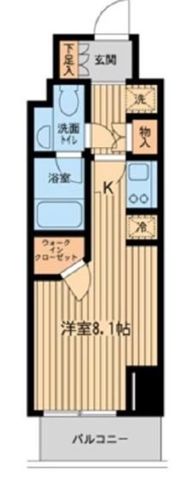 ファインアドレス新御徒町の間取り画像