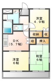 リヴィエールⅡの間取り画像