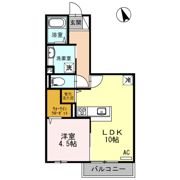 クレールコートの間取り画像