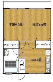 紫陽花Ⅰの間取り画像