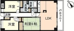 シーブリーズ東原壱番館の間取り画像